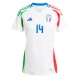 Italia Federico Chiesa #14 Echipament de Fotbal Replică European 2024 Femei Deplasare